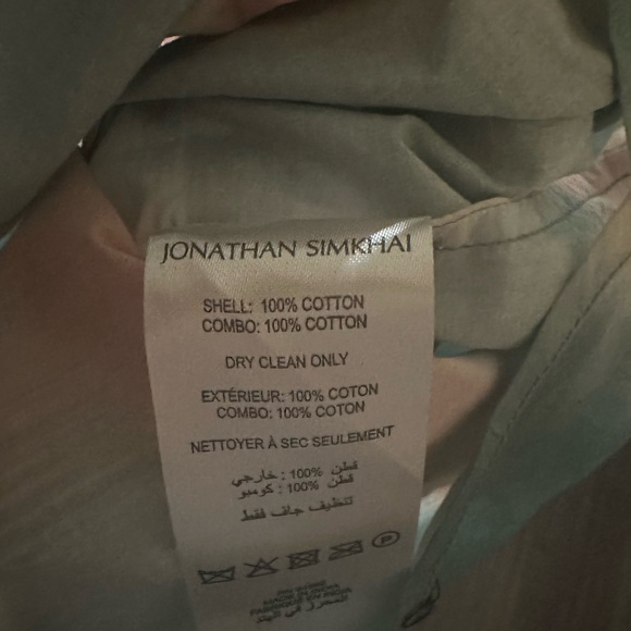 Jonathan simkhai standard oversized shirt avila - Picture 6 of 6